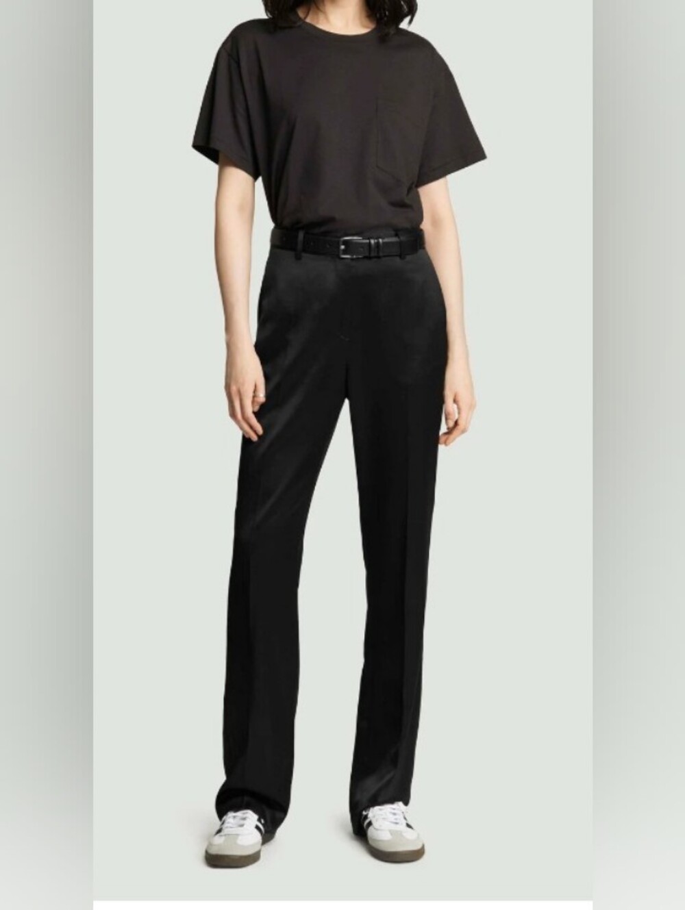 Prada women's Tempesta Slacks Size 40 In  Satin Amure.